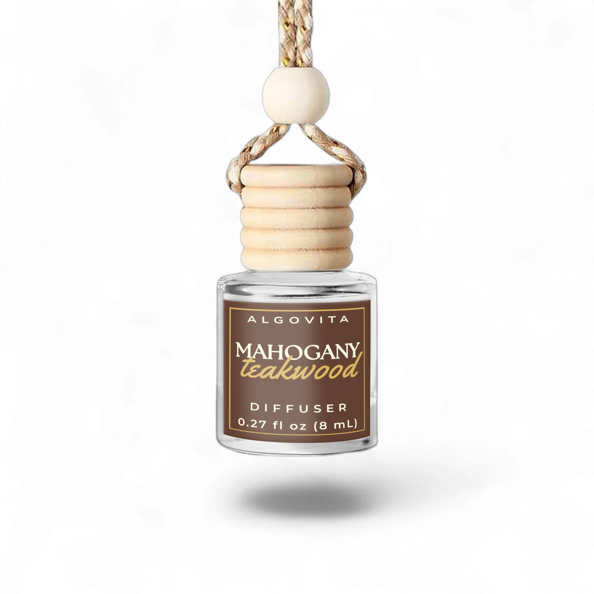 Mahogany Teakwood Car Air Freshener Diffuser