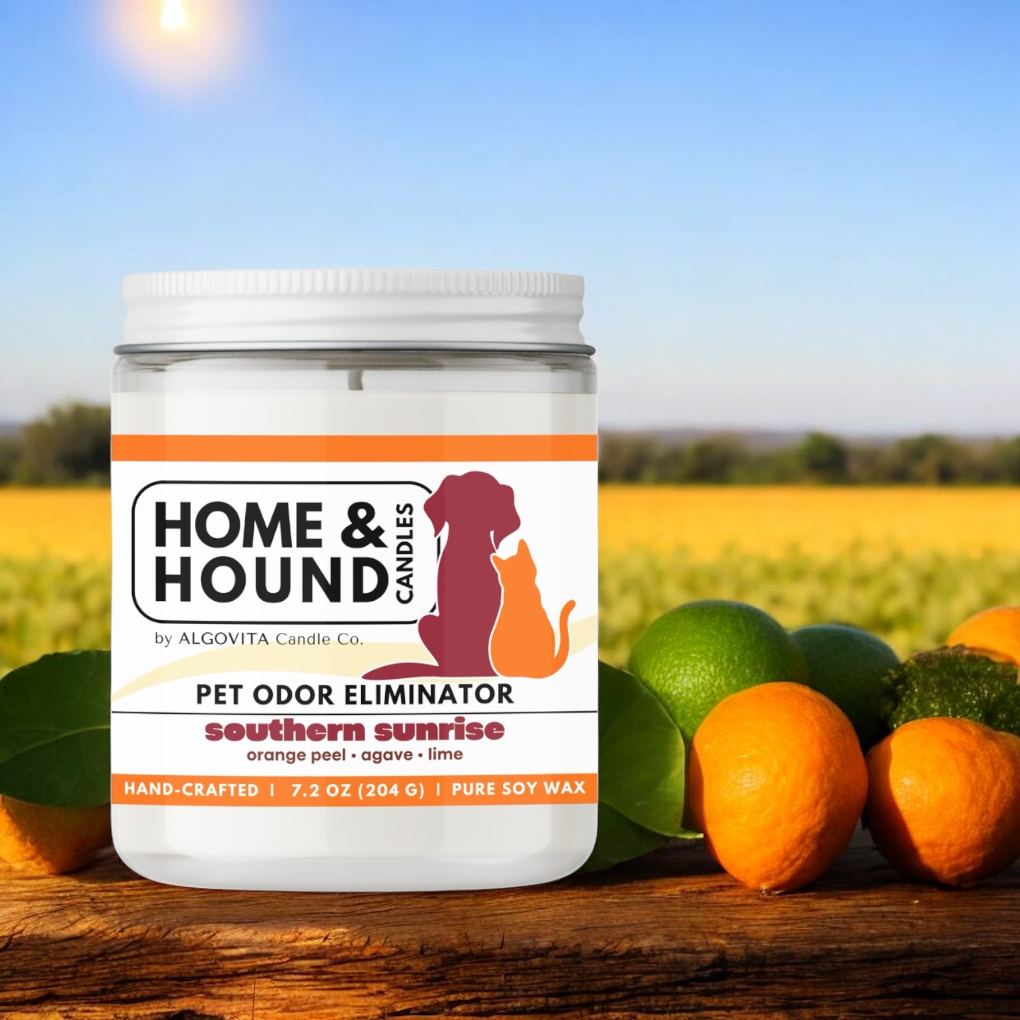 Southern Sunrise Pet Odor Eliminator Candle