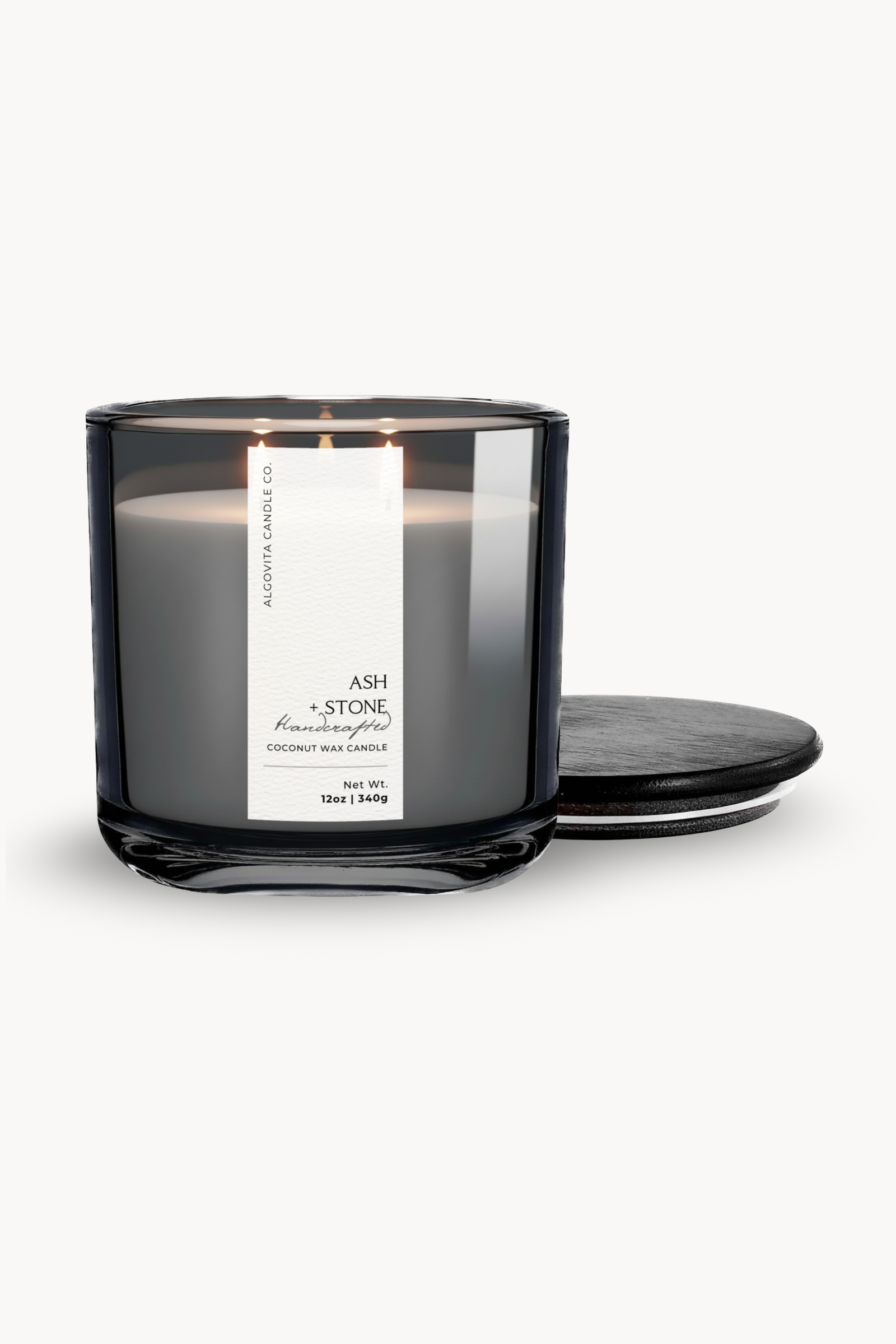 Ash + Stone Coconut Wax Scented Candle