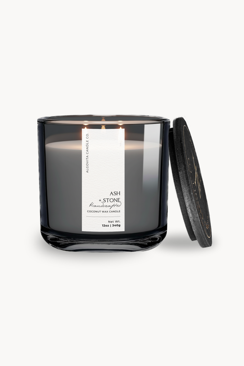 Ash + Stone Coconut Wax Scented Candle