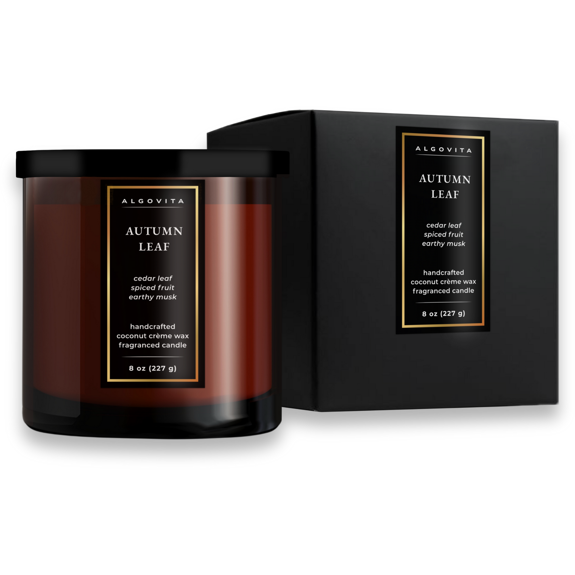 Autumn Leaf Coconut Crème Wax Scented Candle