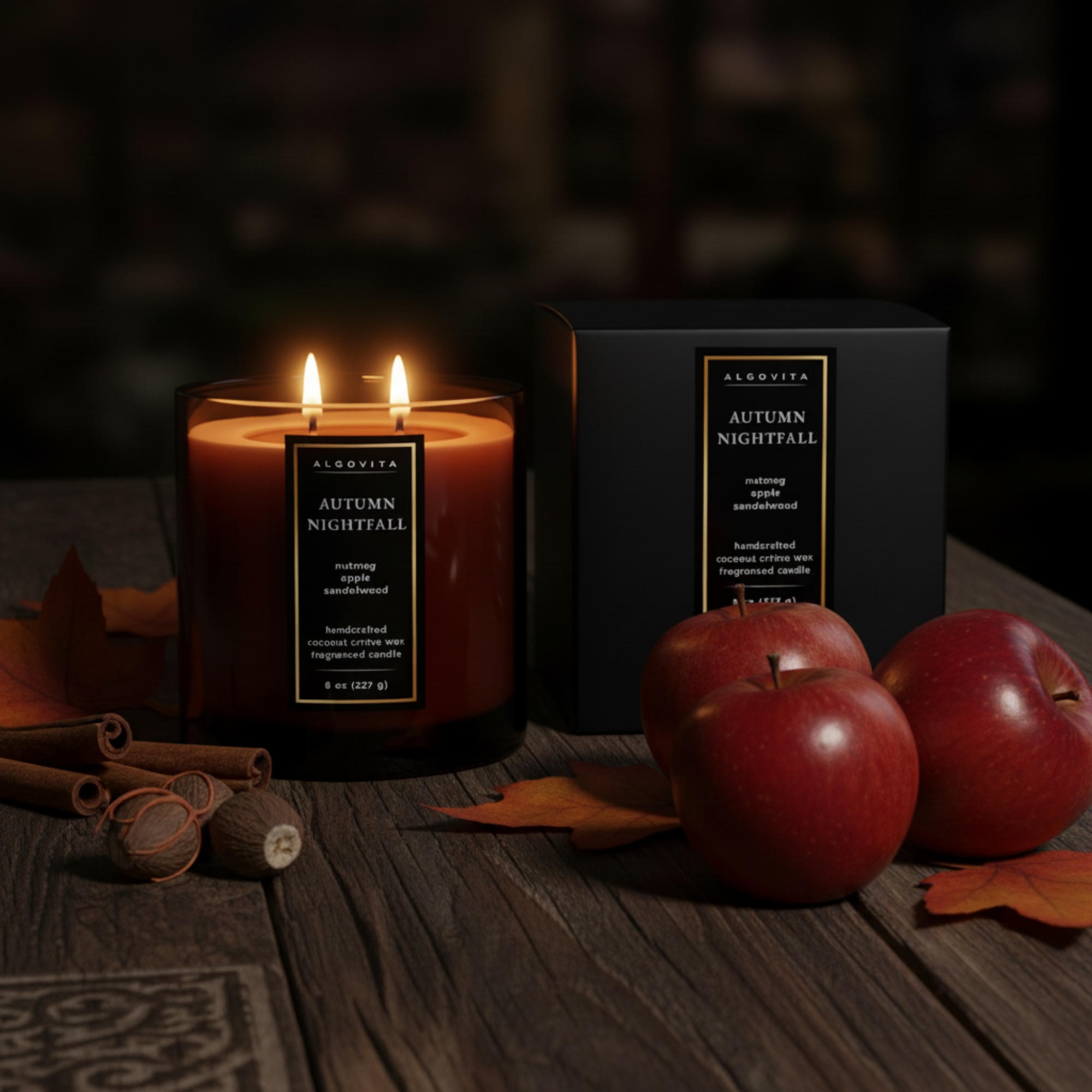Autumn Nightfall Coconut Crème Wax Scented Candle