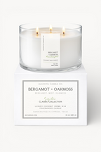 Bergamot + Oakmoss Coconut Wax Fragranced Candle