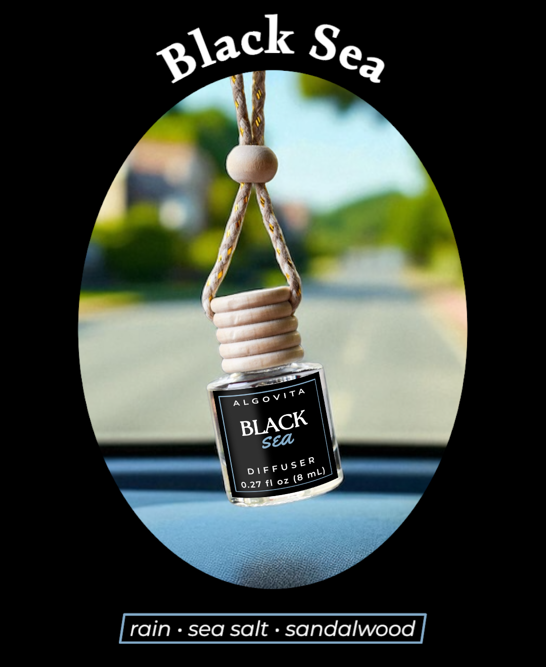 Black Sea Car Air Freshener Diffuser