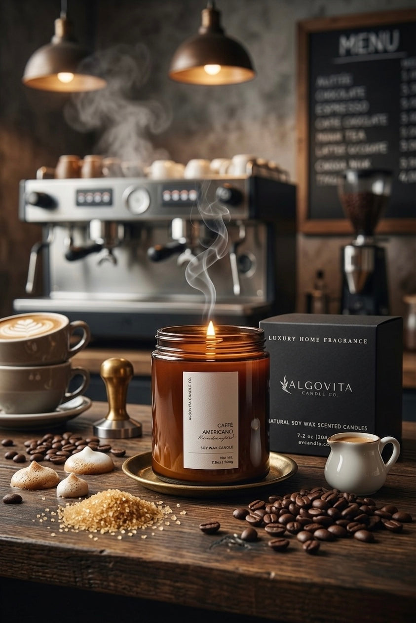 Algovita Caffè Americano Soy Wax Fragranced Candle