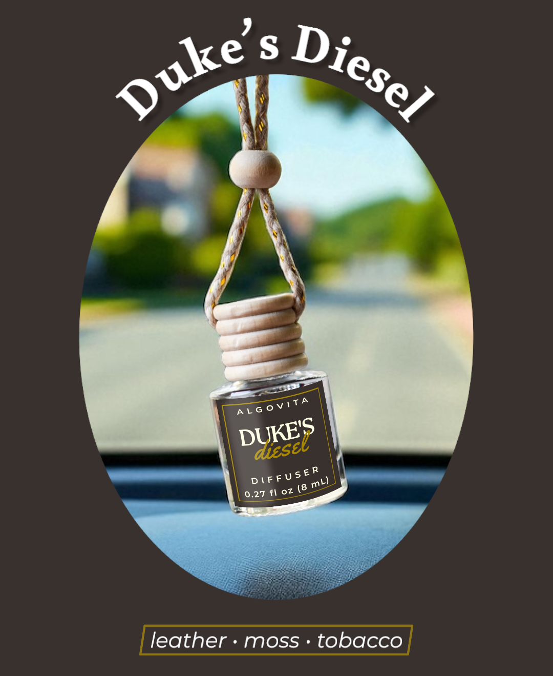 Dukes Diesel Car Air Freshener Diffuser