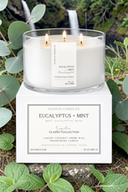 Algovita Eucalyptus Mint Coconut Crème Wax Fragranced Candle