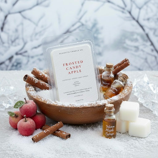 Frosted Candy Apple Coconut Crème Wax Melt