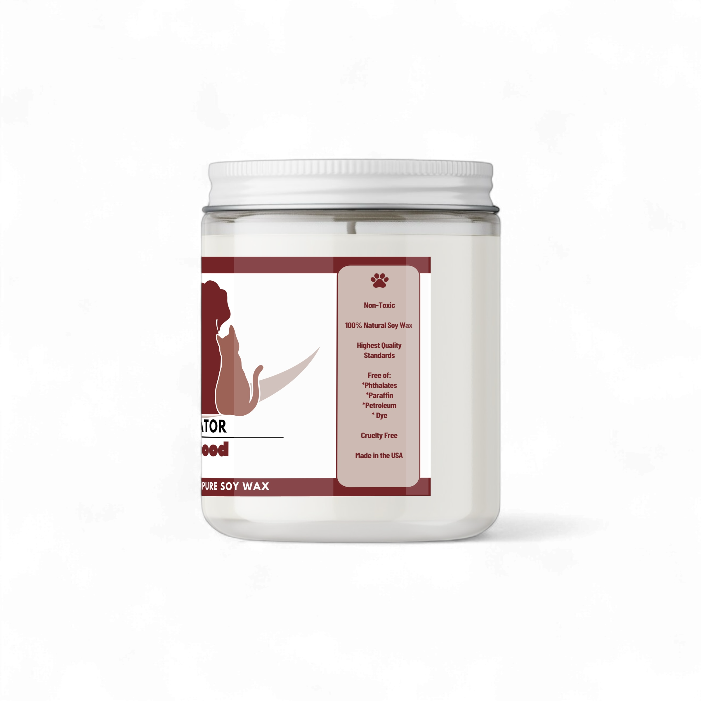 Home and Hound Mahogany Driftwood Pet Odor Eliminator Soy Wax Candle
