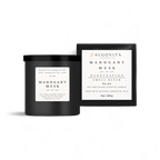 Mahogany Musk Scented Candle with Oak, Rum, and Oud Wood.