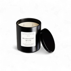 Mahogany Musk Scented Candle with Oak, Rum, and Oud Wood.