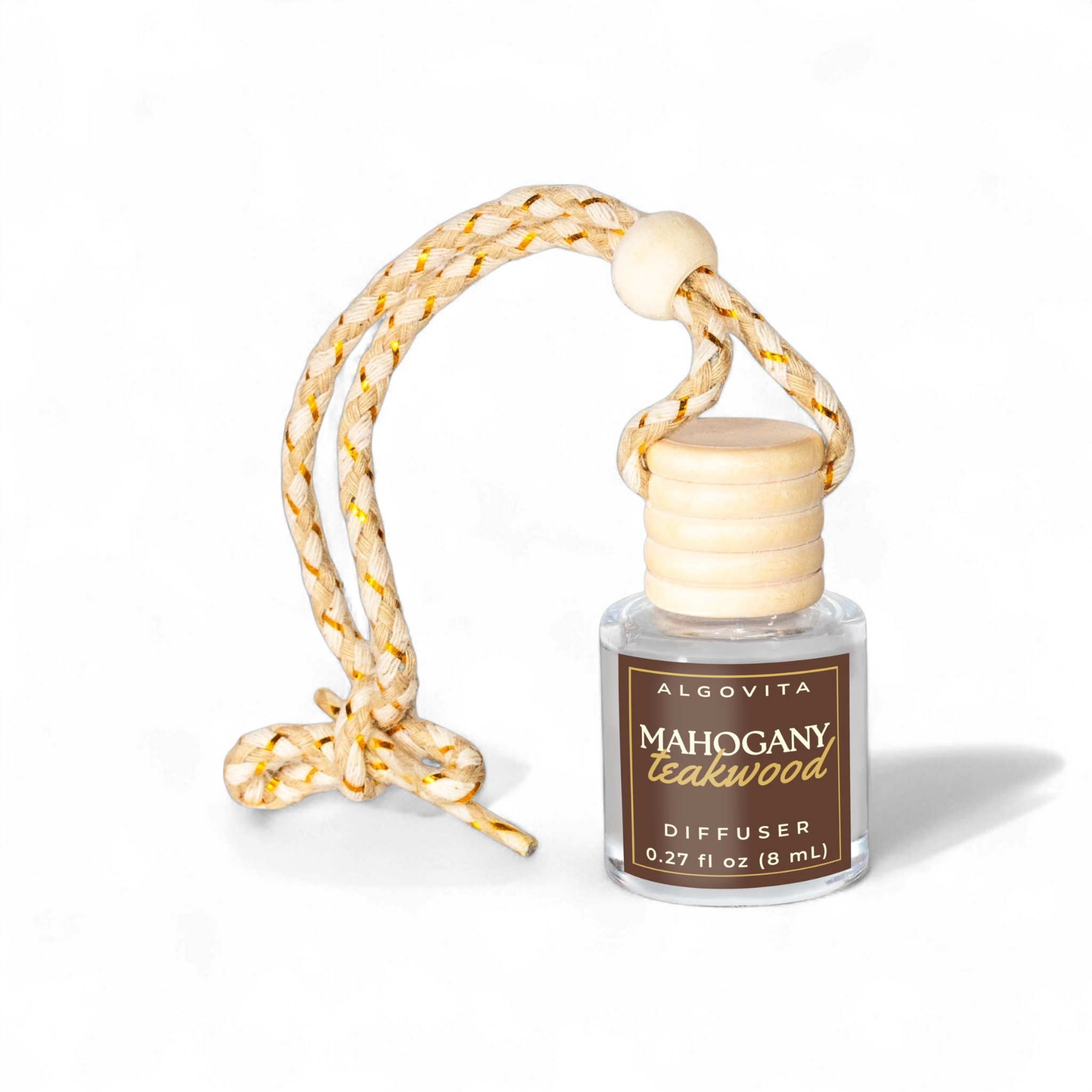 Mahogany Teakwood Air Freshener Car Diffuser