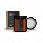 Mylk Scented Coconut Crème Wax Wood Wick Candle