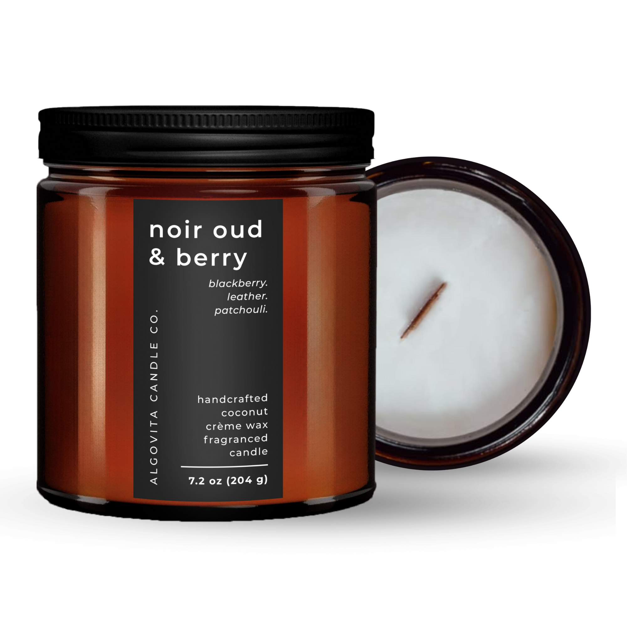 Noir Oud and Berry Coconut Crème Wax Scented Candle