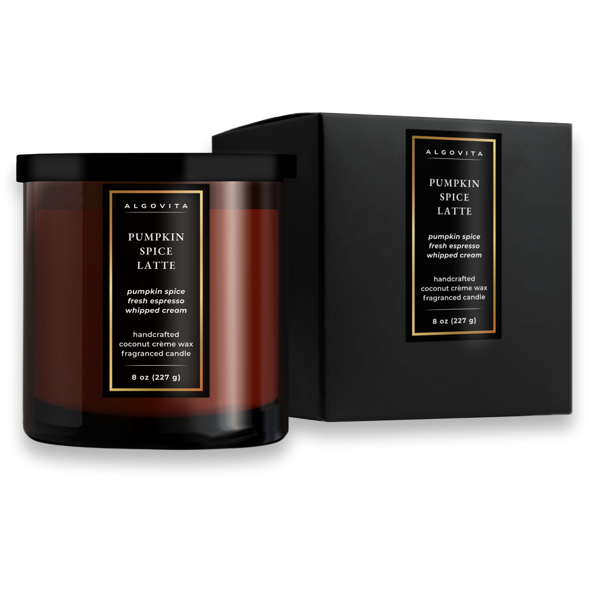 Pumpkin Spice Latte Coconut Crème Wax Scented Candle