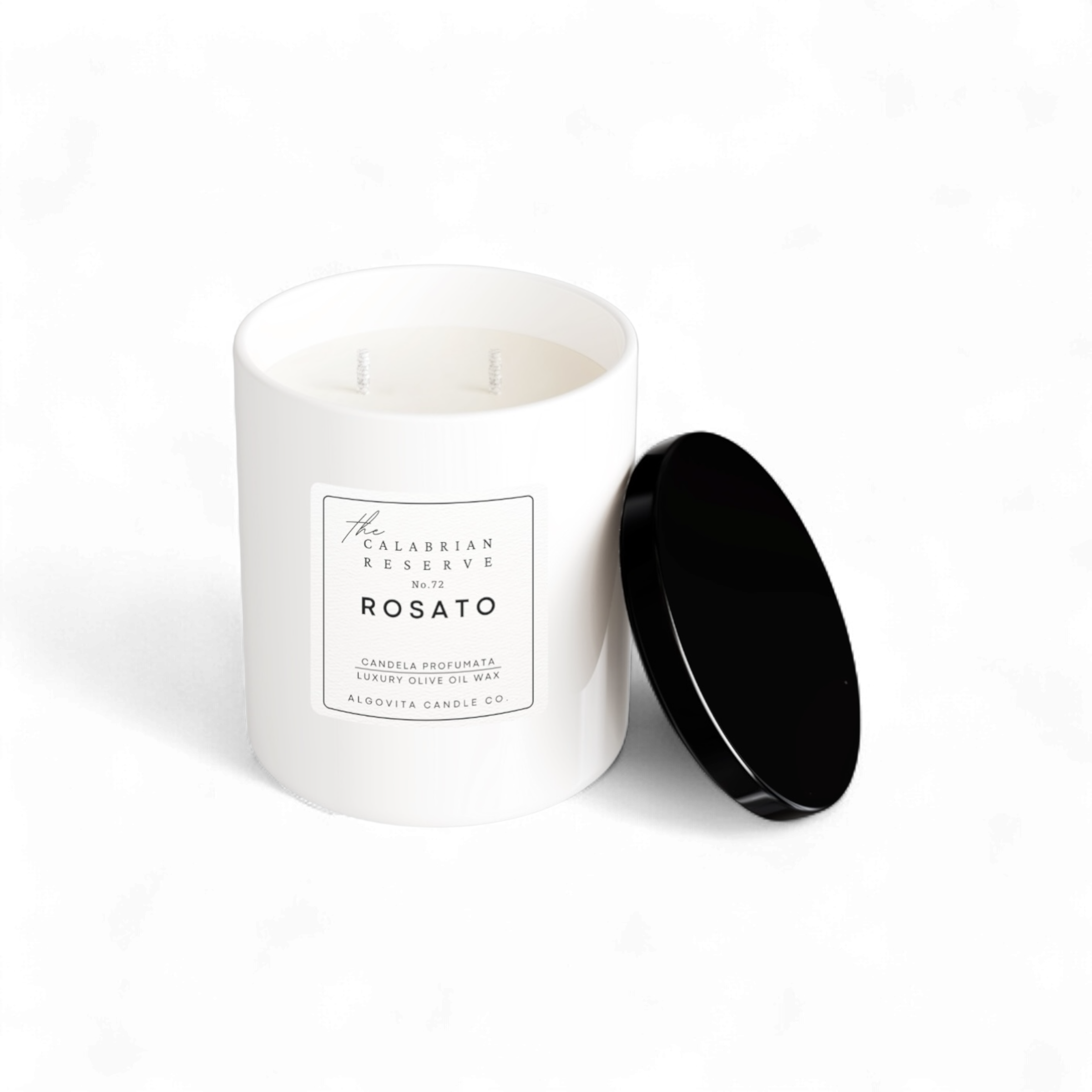 Rosato Del Mare, Luxury Scented Candle, Bohemian Rose, Sea Salt, Patchouli