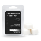 Coconut Crème Wax Sandalwood and Coconut Wax Melt
