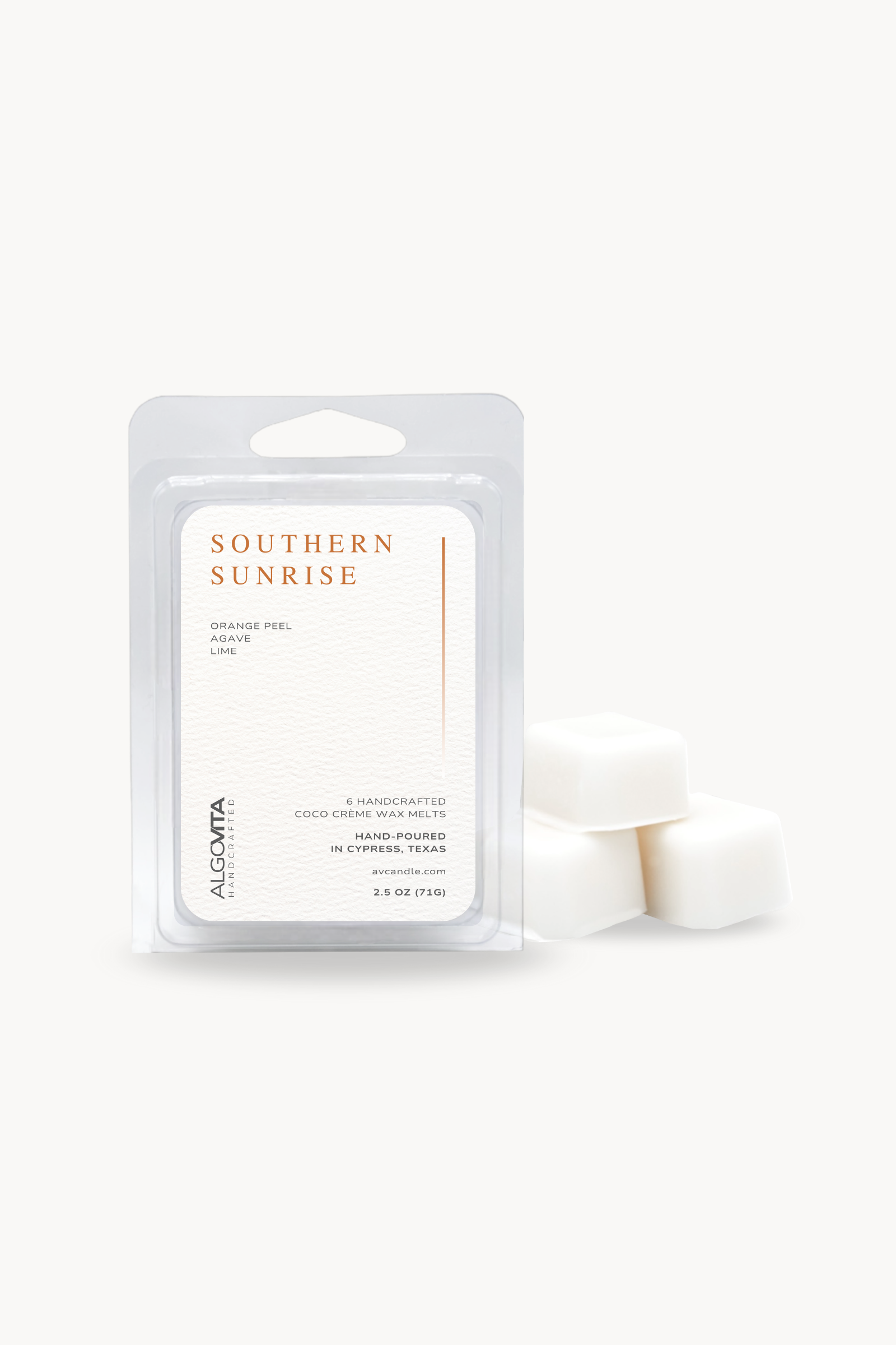 Southern Sunrise Coconut Crème Wax Melt Cubes