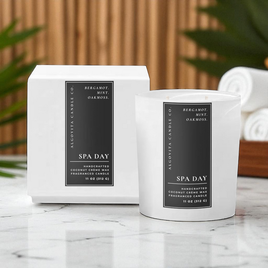 Spa Day Coconut Crème Wax Scented Candle