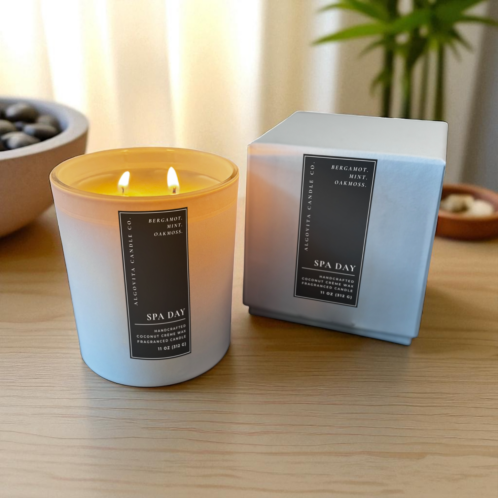 Spa Day Coconut Crème Wax Scented Candle