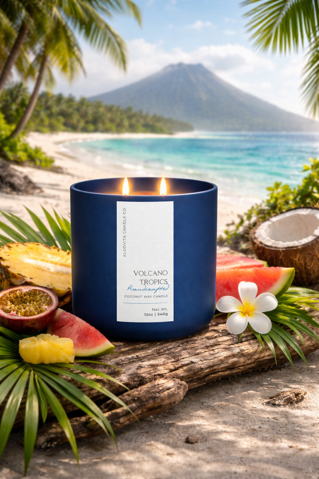 Volcano Tropics Coconut Wax Fragranced Candle