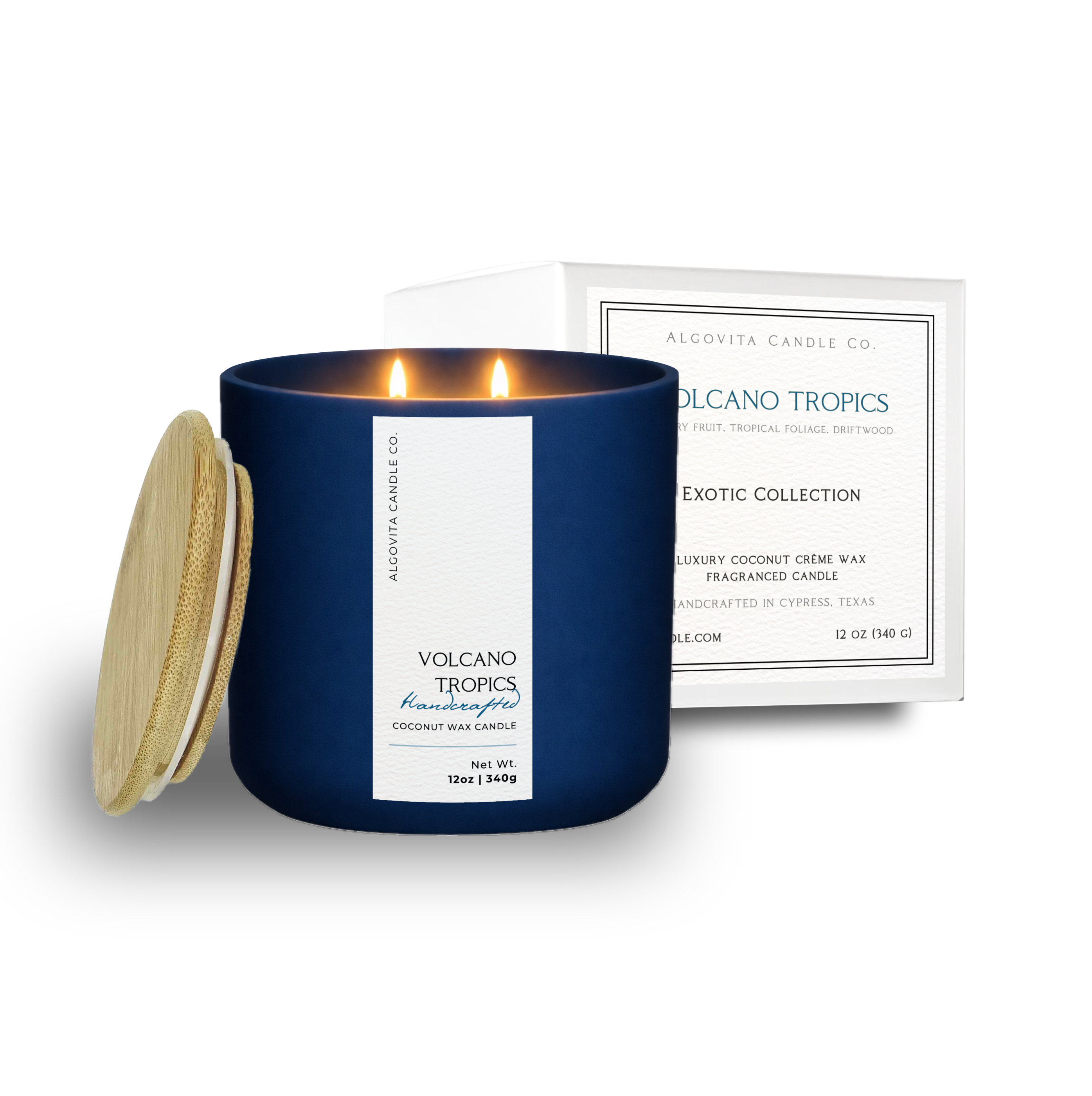 Volcano Tropics Coconut Wax Fragranced Candle