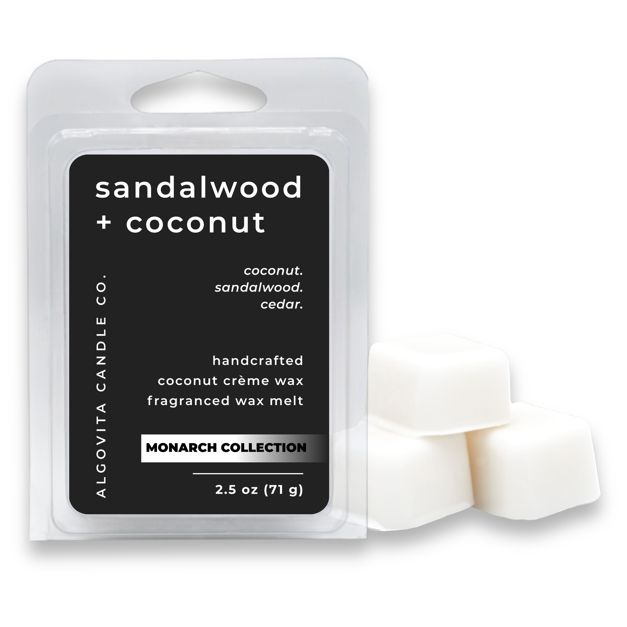 Coconut Crème Wax Sandalwood and Coconut Wax Melt